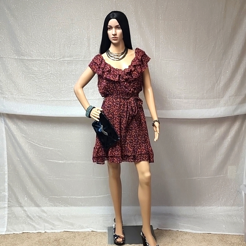 Olsenboye Ruffle Dress Sz L